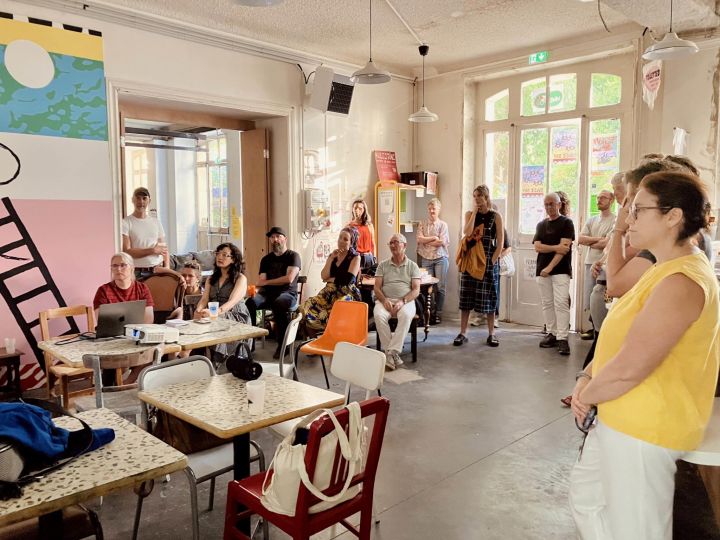 Collage par Laboul (pseudo), Projet « Ouvrir le diaphragme » avec des auteurs de violences sexistes et sexuelles incarcérés au Centre de détention de Nantes © L'Œil parlant