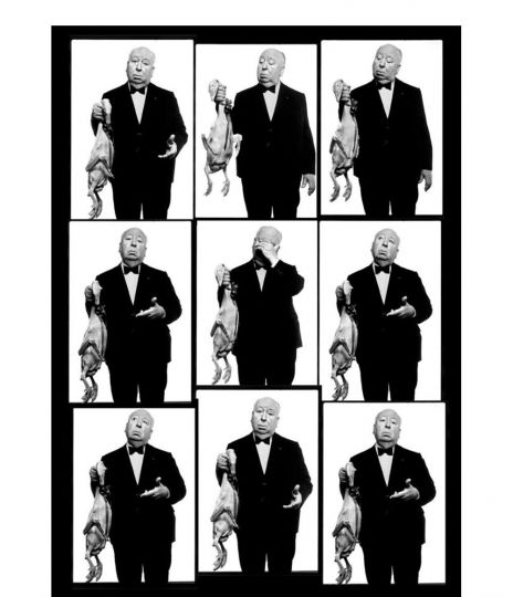 Albert Watson, Alfred Hitchcock, Los Angeles (Contact), 1990 - Courtesy Holden Luntz Gallery