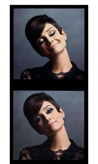 Douglas Kirkland, Audrey Hepburn diptych, 1975 - Courtesy Holden Luntz Gallery