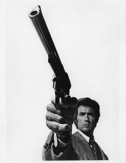 Clint Eastwood (American, 1930) © Philippe Halsman, photographer (American, 1906 - 1979) Magnum Force 1973 - Courtesy Keith de Lellis Gallery