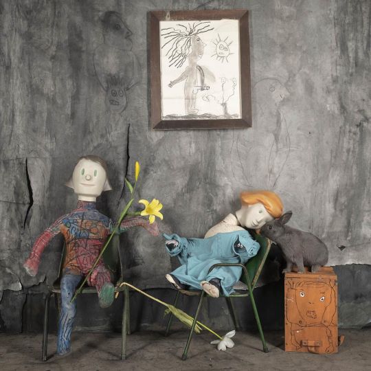 First Love, 2018 © Roger Ballen - Spirits and Spaces – Courtesy Thames and Hudson