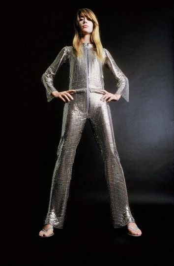 Françoise Hardy, Paco Rabanne, Paris, mai 1968 © Jean-Marie Périer