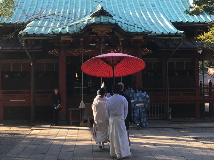 Alain Combier, Mariage Shinto, Hikawa-jinja, Akasaka, Tokyo, 2017 © Alain Combier