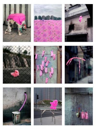 Michael Wolf I #20, HK pink, MFT group, 2024 I courtesy Gallery FIFTY ONE